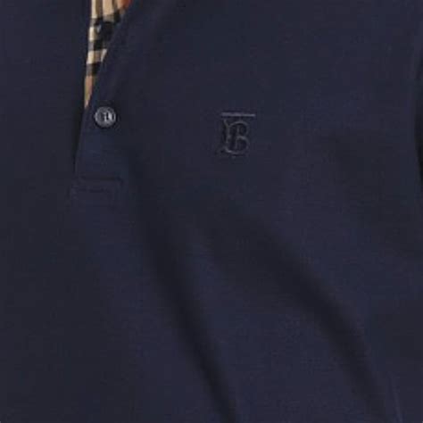 【鋇拉國際】BURBERRY 經典款 TB 胸口LOGO POLO衫 黑色